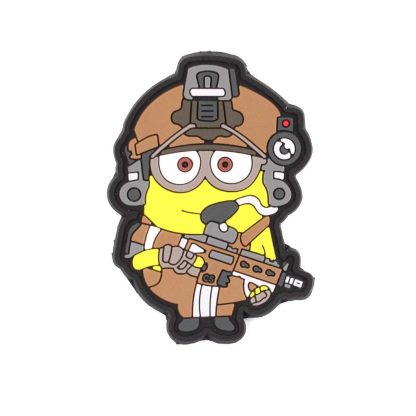 PARCHE IMMORTAL PVC 3D MINION TACTICO COYOTE